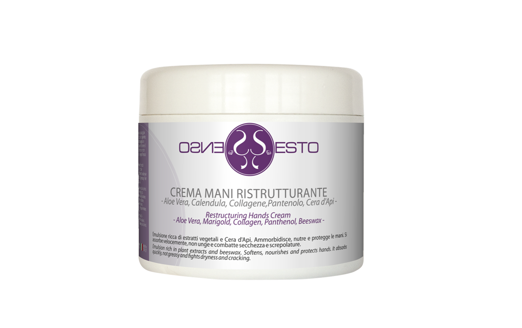 images CREMA MANI RISTRUTTURANTE Aloe - Calendula - Collagene Pantenolo - Cera d’Api